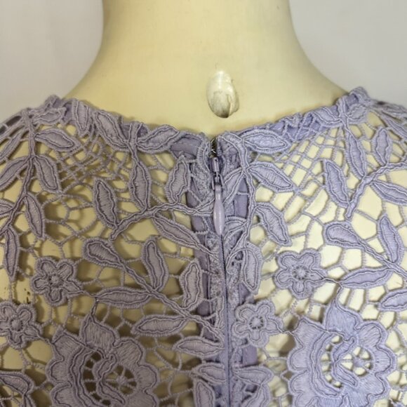 self-portrait lavender lace dress NWT size 6 - Picture 5 of 10